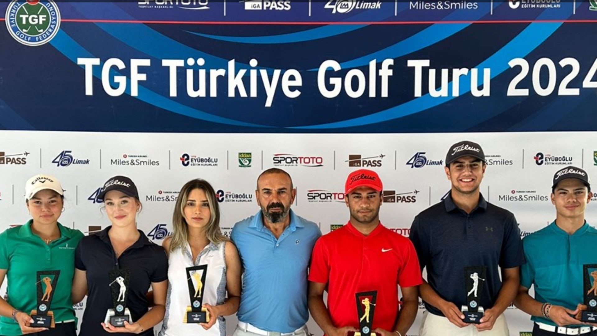 TGF Türkiye Golf Turu 2024 müsabakaları tamamlandı
